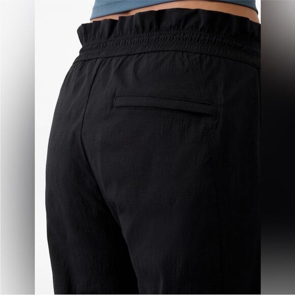 Athleta black Trekkie parachute pants XL/T tall elastic waist - Picture 5 of 9
